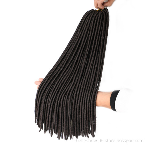 Hot sell  dreadlock  for black women dreadlock hair faux locs in hair Extension crochet straight faux locs